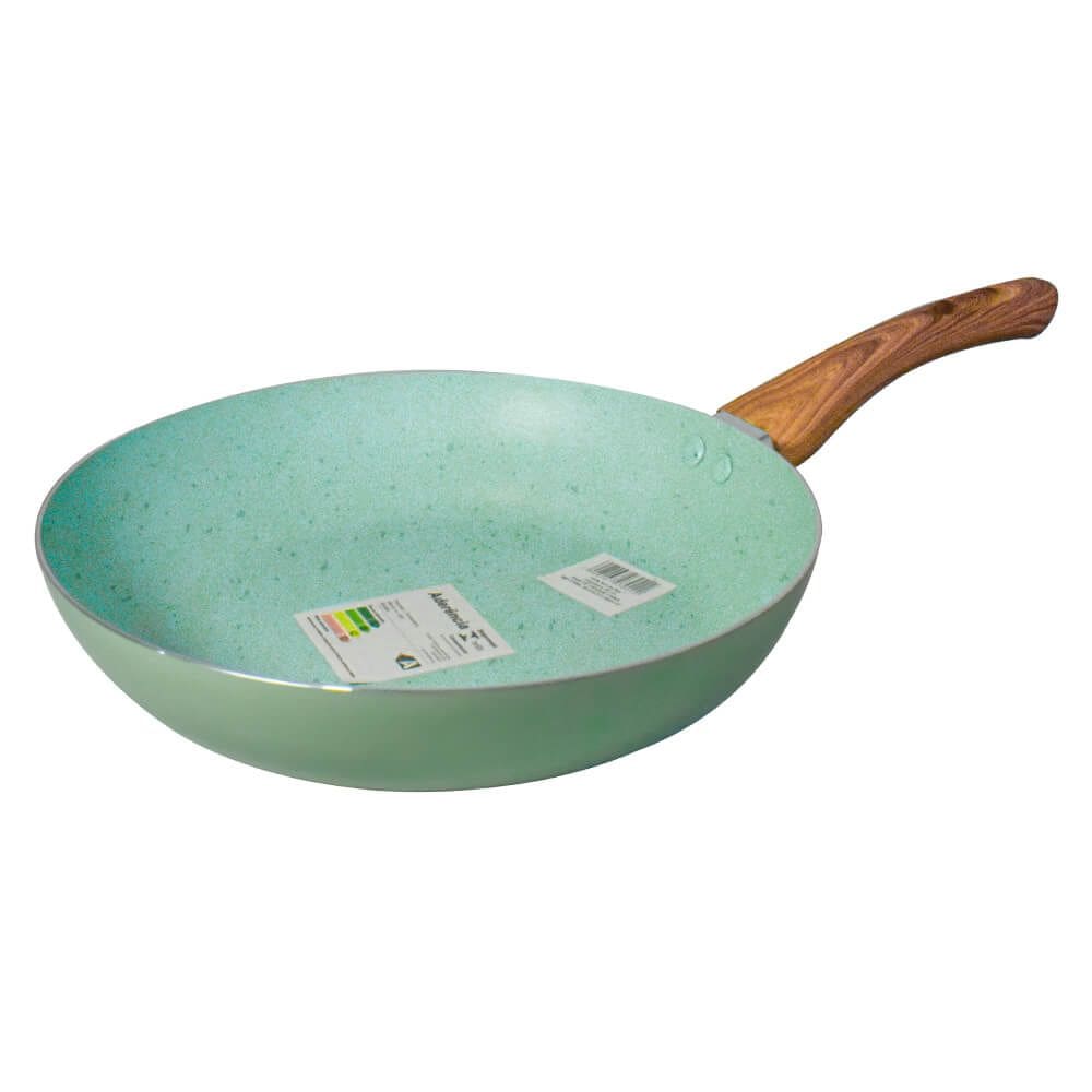 Frigideira Antiaderente Revestimento Cerâmica 22cm Sahara Chama Verde - Casambiente