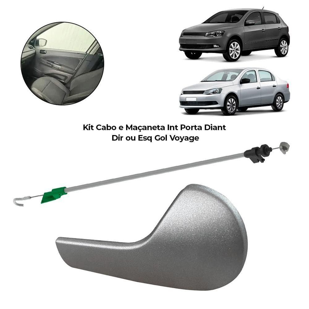 Kit Cabo E Maçaneta Int Porta Diant Dir Ou Esq Gol Voyage