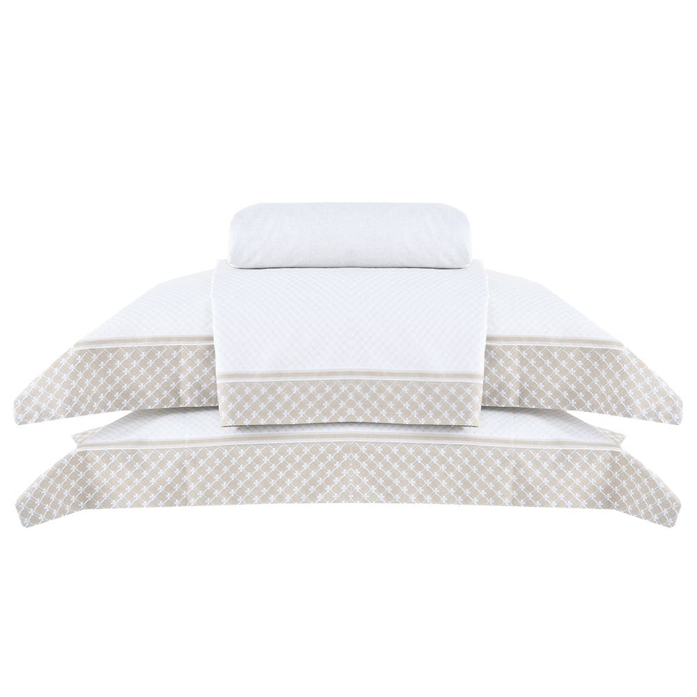 Jogo Cama King Buddemeyer 180 Fios Percalle Palazzio