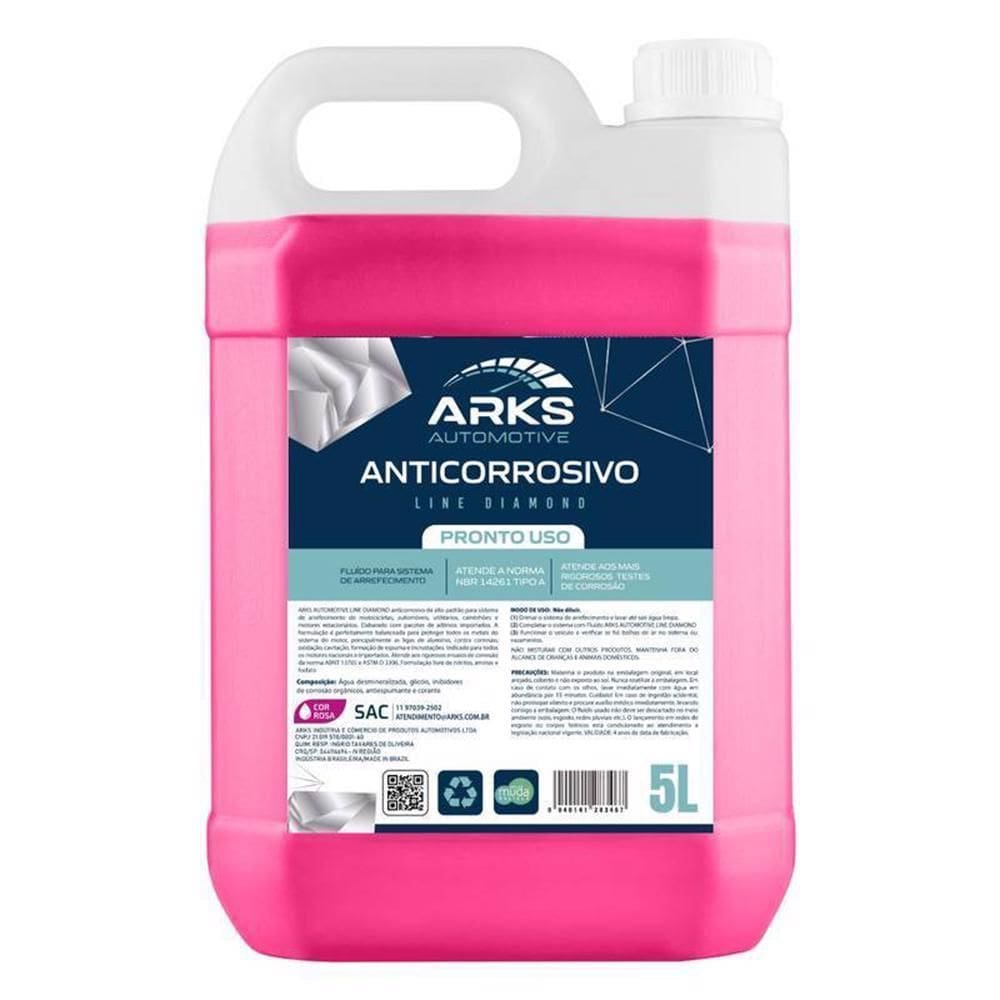 Aditivo Para Radiador Arks Pronto Uso Line Diamond 5L