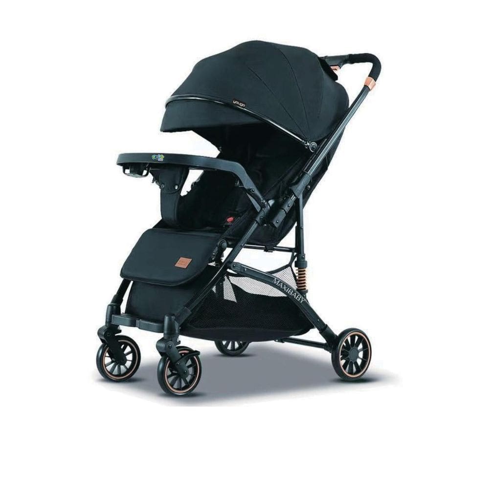 Carrinho Bebê Passeio Alça Reversível Yougo Preto Maxi Baby