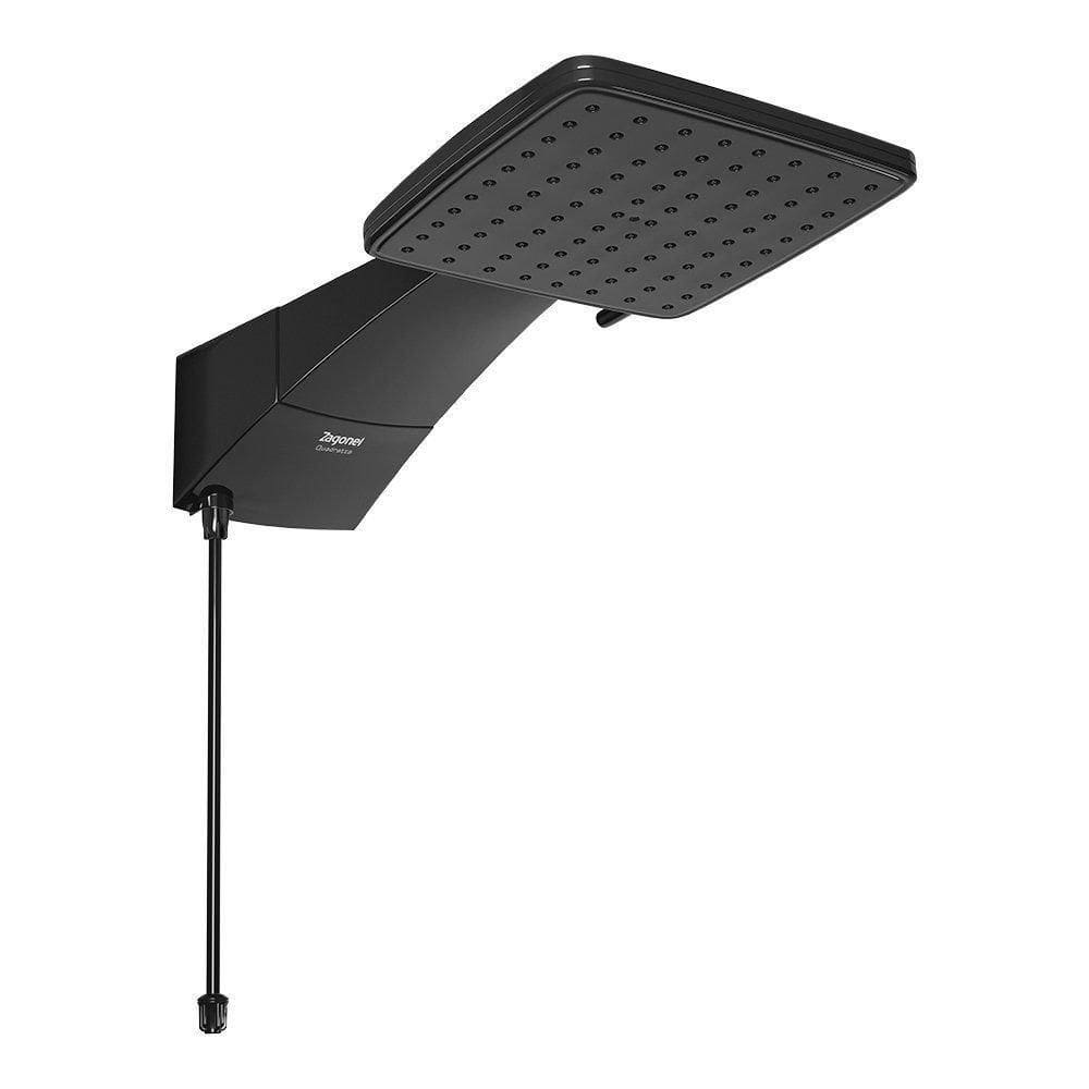 Chuveiro Zagonel Quadratta Eletrônico Preto 220V  7700W