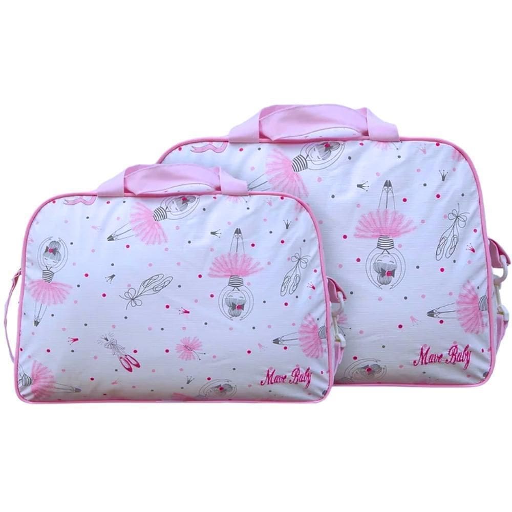 Kit Bolsas Maternidade Mave Baby Bailarina Rosa