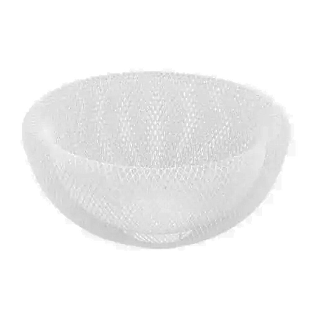 Centro De Mesa Decorativo Em Metal Preto 30X15Cm Branco