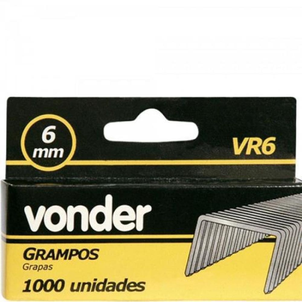 Grampo 6Mm Vr-6 C/1000 Vonder
