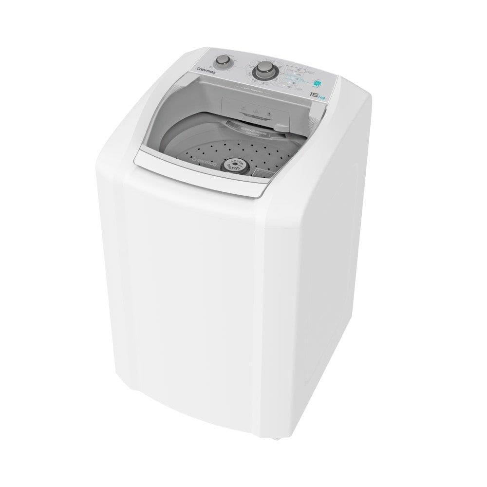 Máquina de Lavar Roupas 15 Kg Colomarq LCA | Sistema Antimanchas, Filtro Duplo de Fiapos, Branca