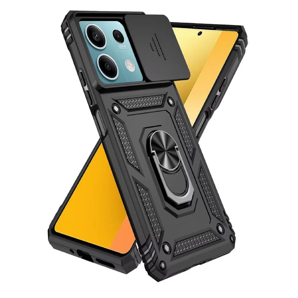 Capa Capinha Armadura C/ Proteção da Camera Suporte Anel 360 Para Pooco X6 5G