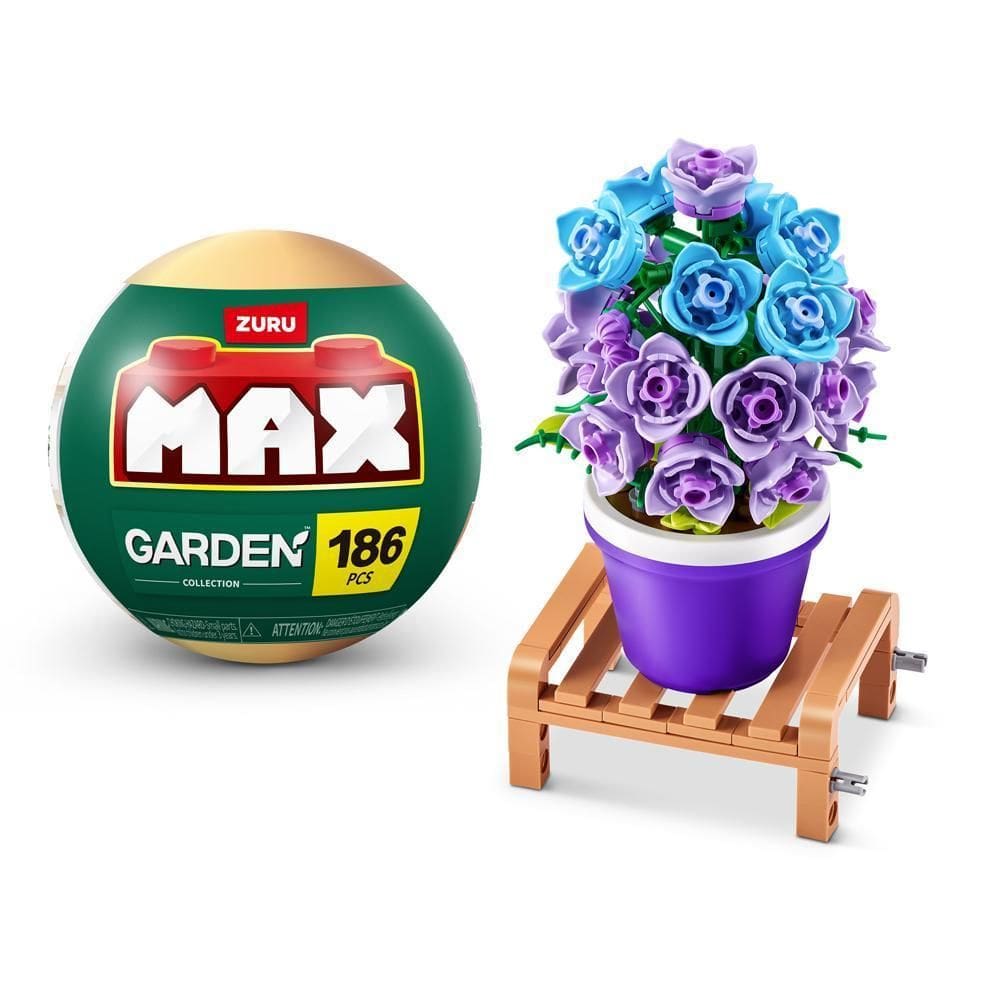 Blocos De Montar Max Premium Garden - Hortênsia 186 Pçs