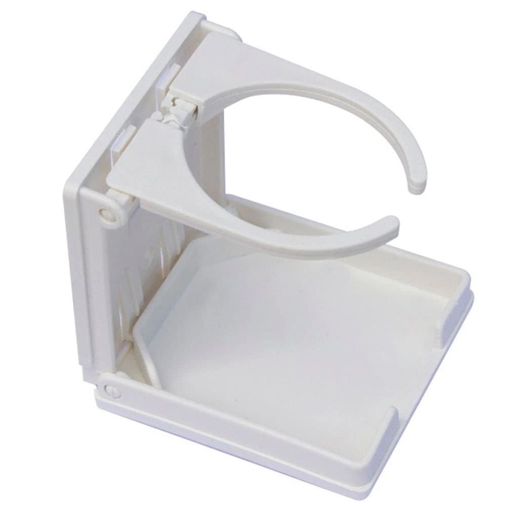 Porta Copo Dobrável Em Plástico Branco