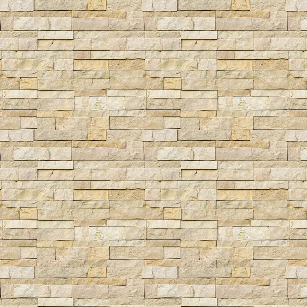 Papel De Parede Pedra Tijolo Canjiquinha Claro Sala Adesivo