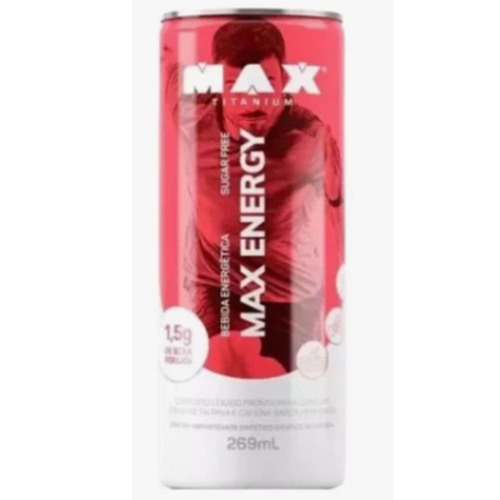 Energético Max Energy (Pack c/ 6un de 269ml)  Max Titanium