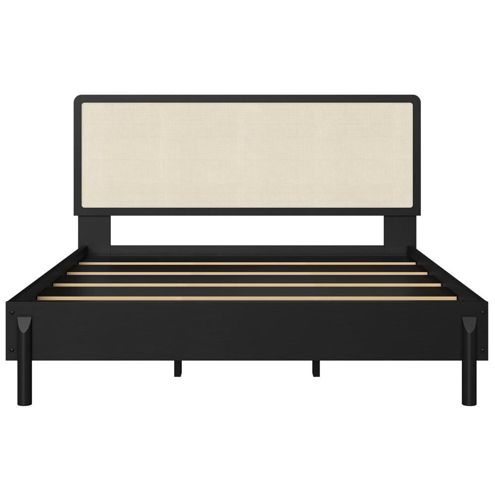 Cama Quenn Palhinha Oslo 27056 Pes Madeira 152 cm Artesano
