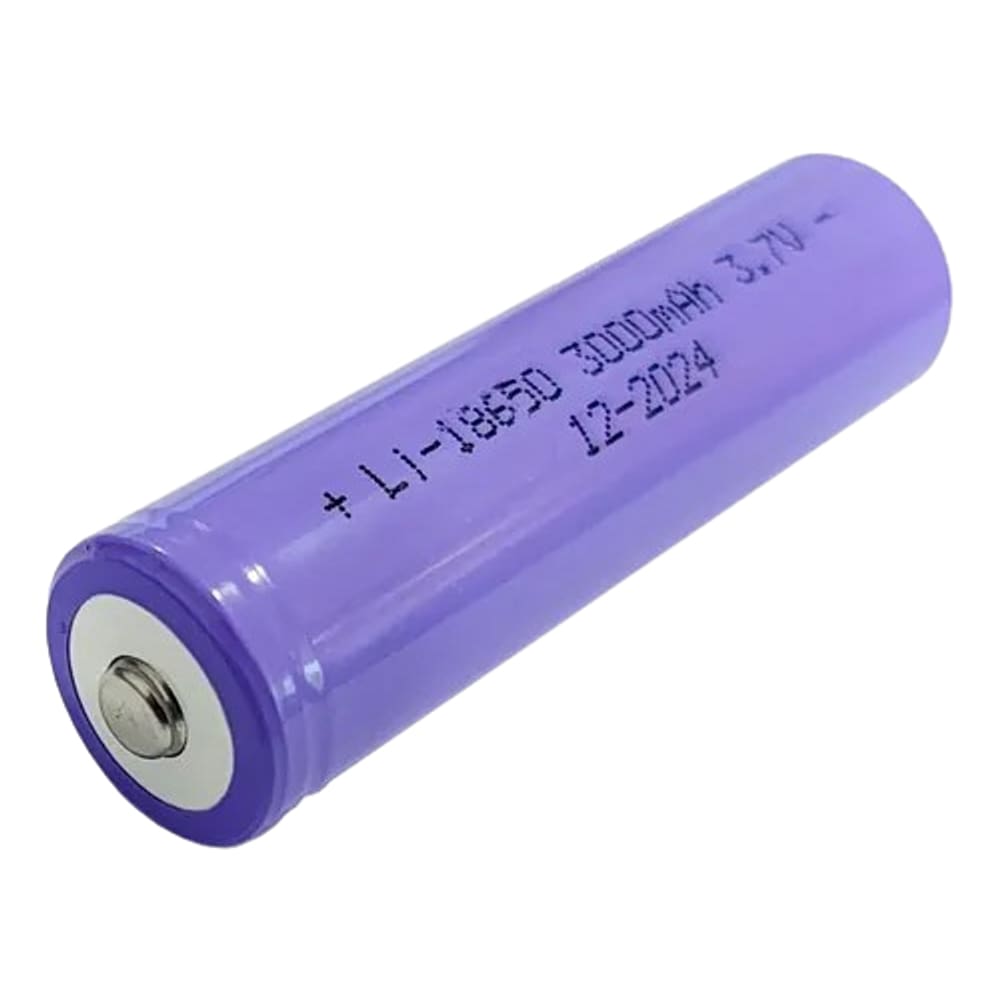 Pilha Recarregável Lithium 18650 – 3,7V 3000mAh Alta Capacidade