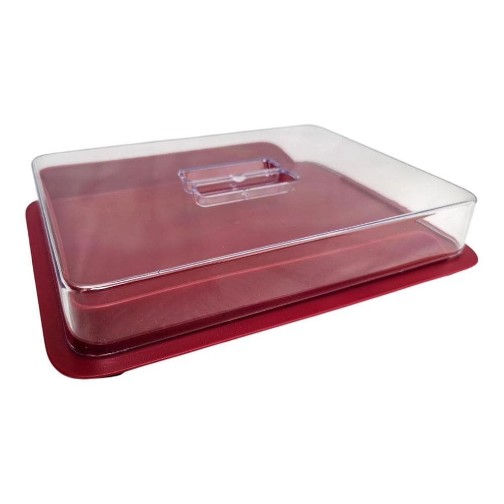Porta Frios Organizador De Geladeira Tampa Acrílico Plástico