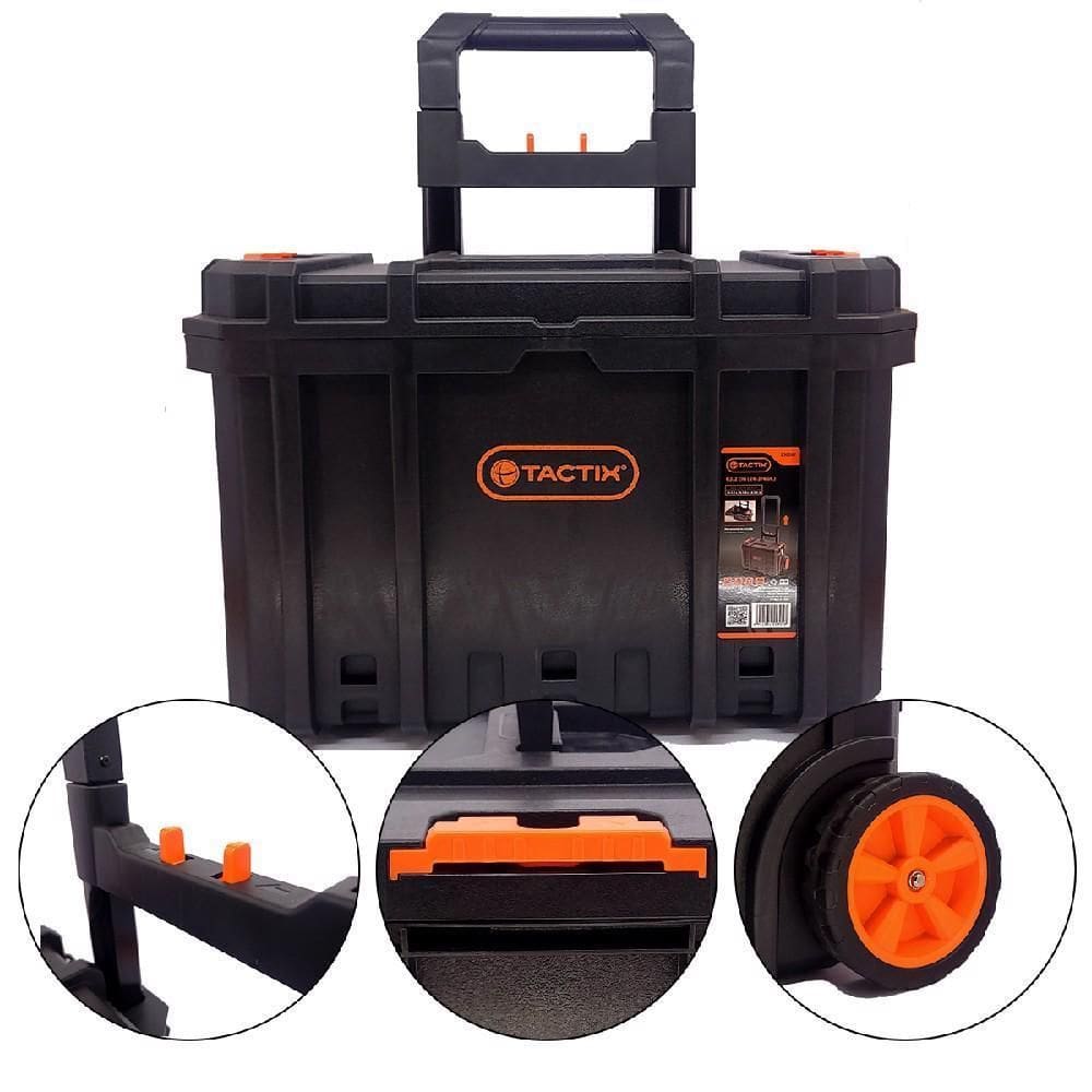 Caixa De Ferramentas Modular Com Rodas 583,0003 - Tactix