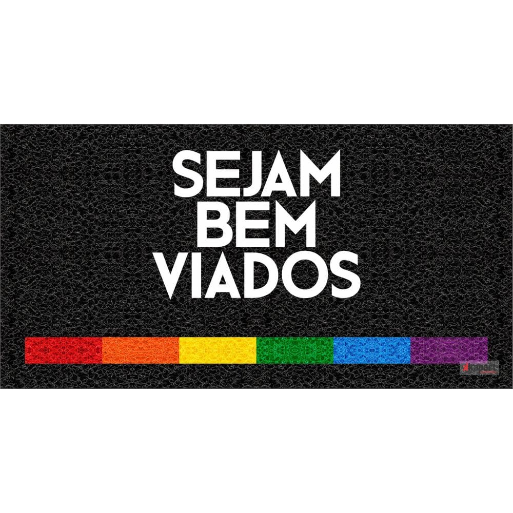 Tapete Capacho Sejam Bem-Viados 62X32