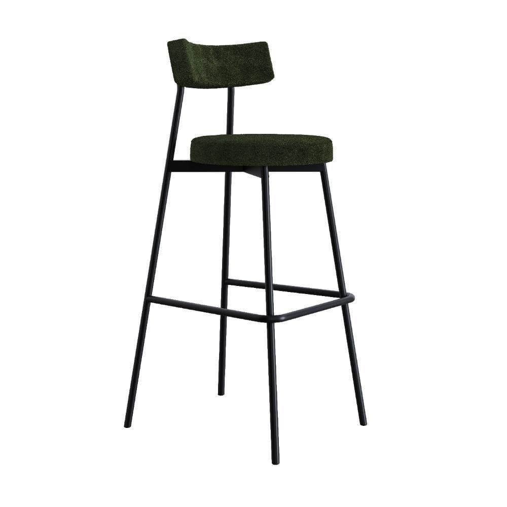 Banqueta Alta Stout BQST7510 Boucle Verde Alga