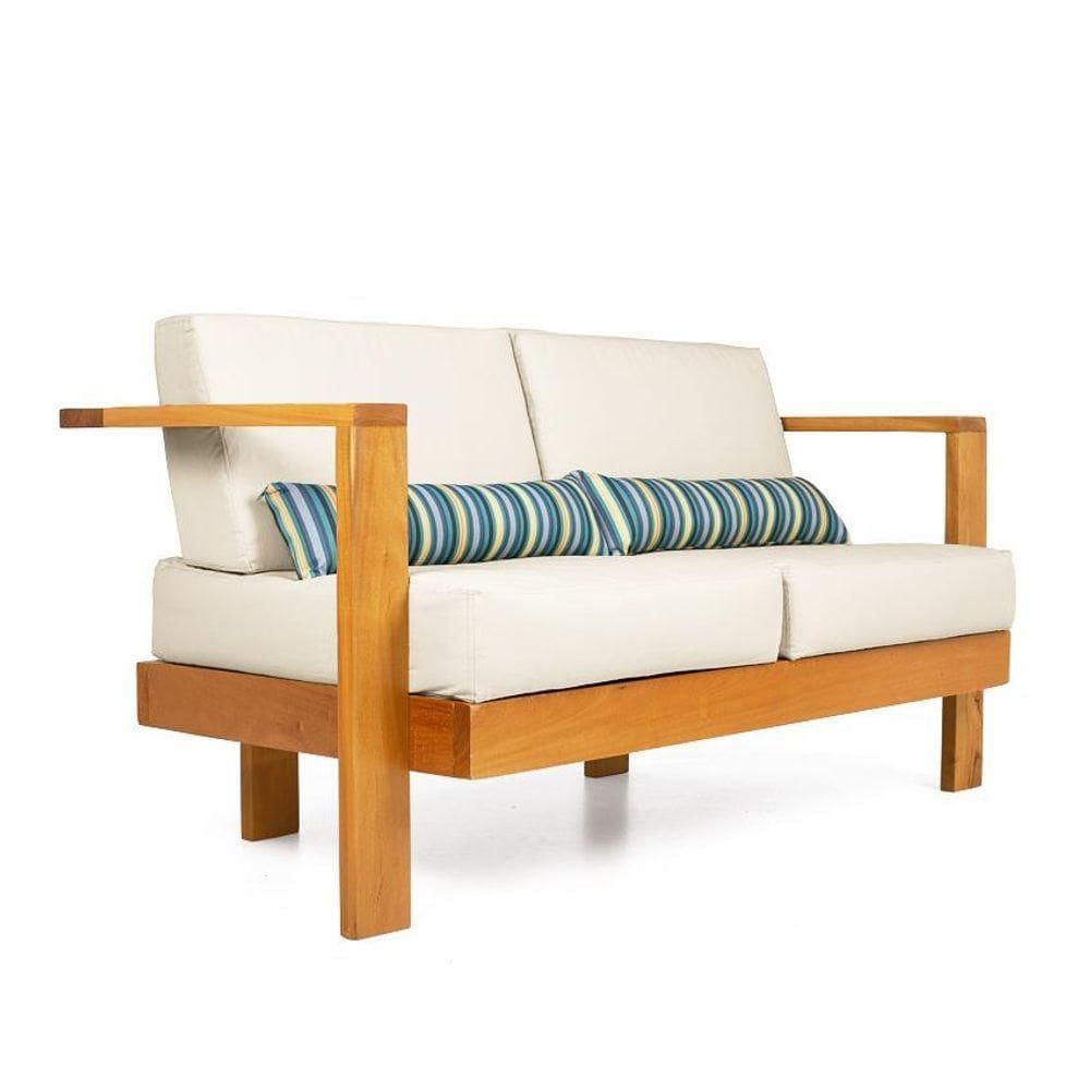 Sofá 2 Lugares Bahamas Acquablock Branco Off