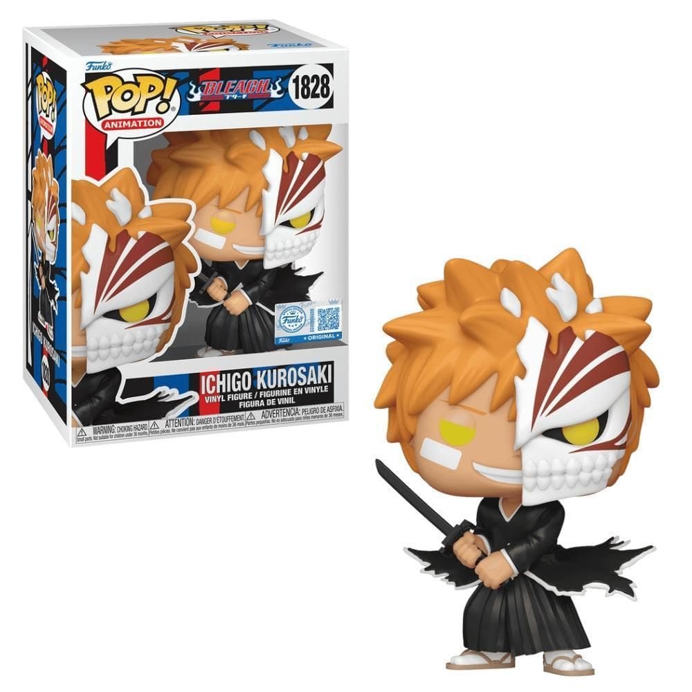 Boneco Funko Pop Bleach - Ichigo Meia Máscara De Hollow