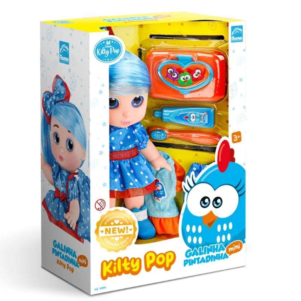 Boneca Kilty Pop Galinha Pintadinha 5885 - Roma