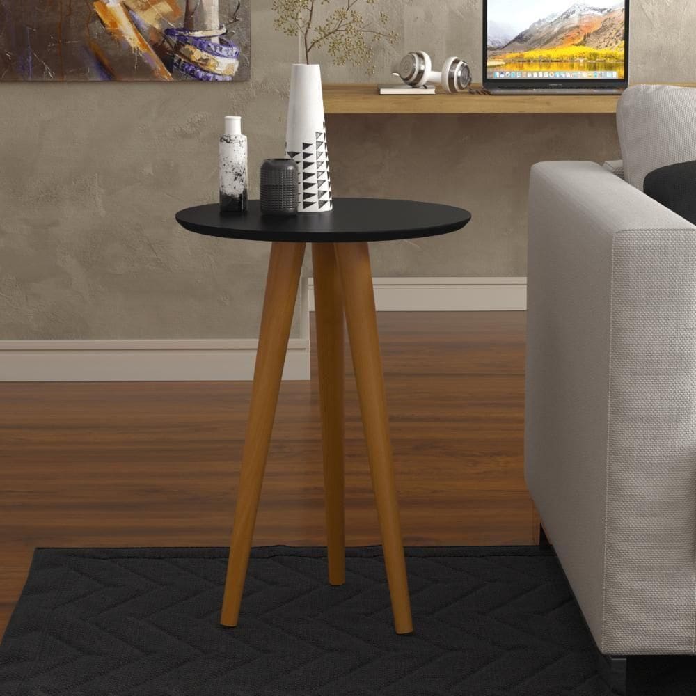 Mesa Lateral 4601 Pés Palito Sala Preta