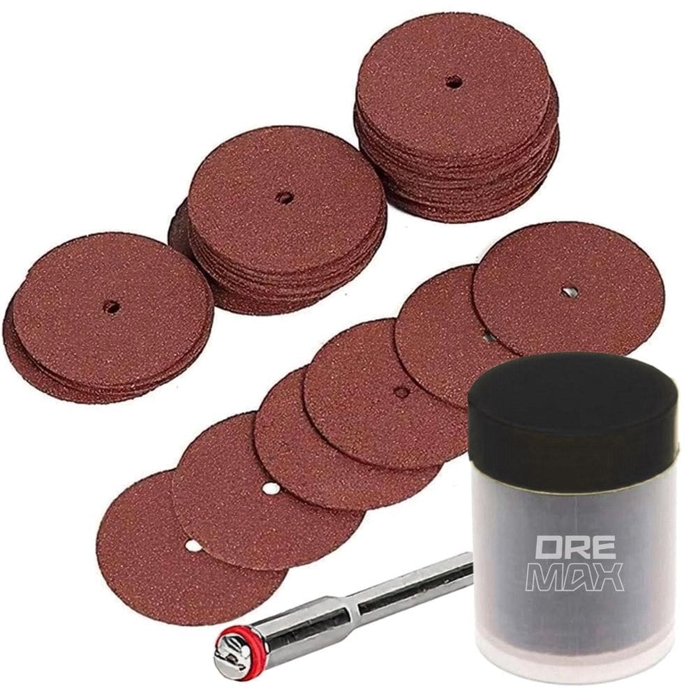 Kit 35 Discos De Corte 24Mm Haste 3Mm Micro Retífica Dremax