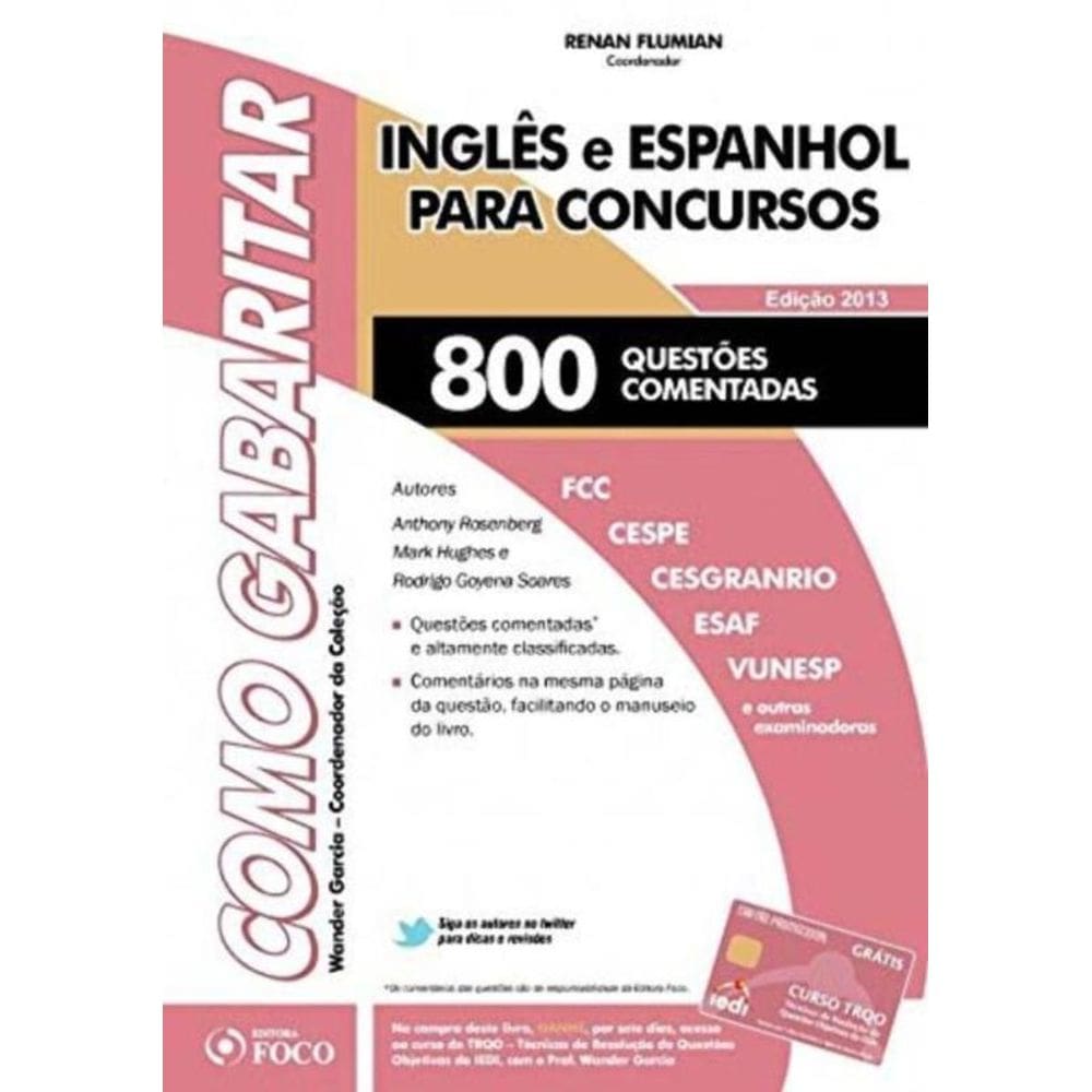 Ingles E Espanhol Para Concursos