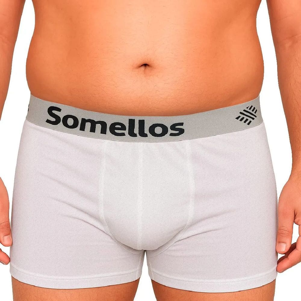 Cueca Boxer Somellos PLUS SIZE Masculina Microfibra Premium