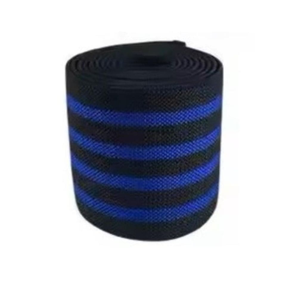 Joelheira Compressão Agachamento Academia Suporte - Azul