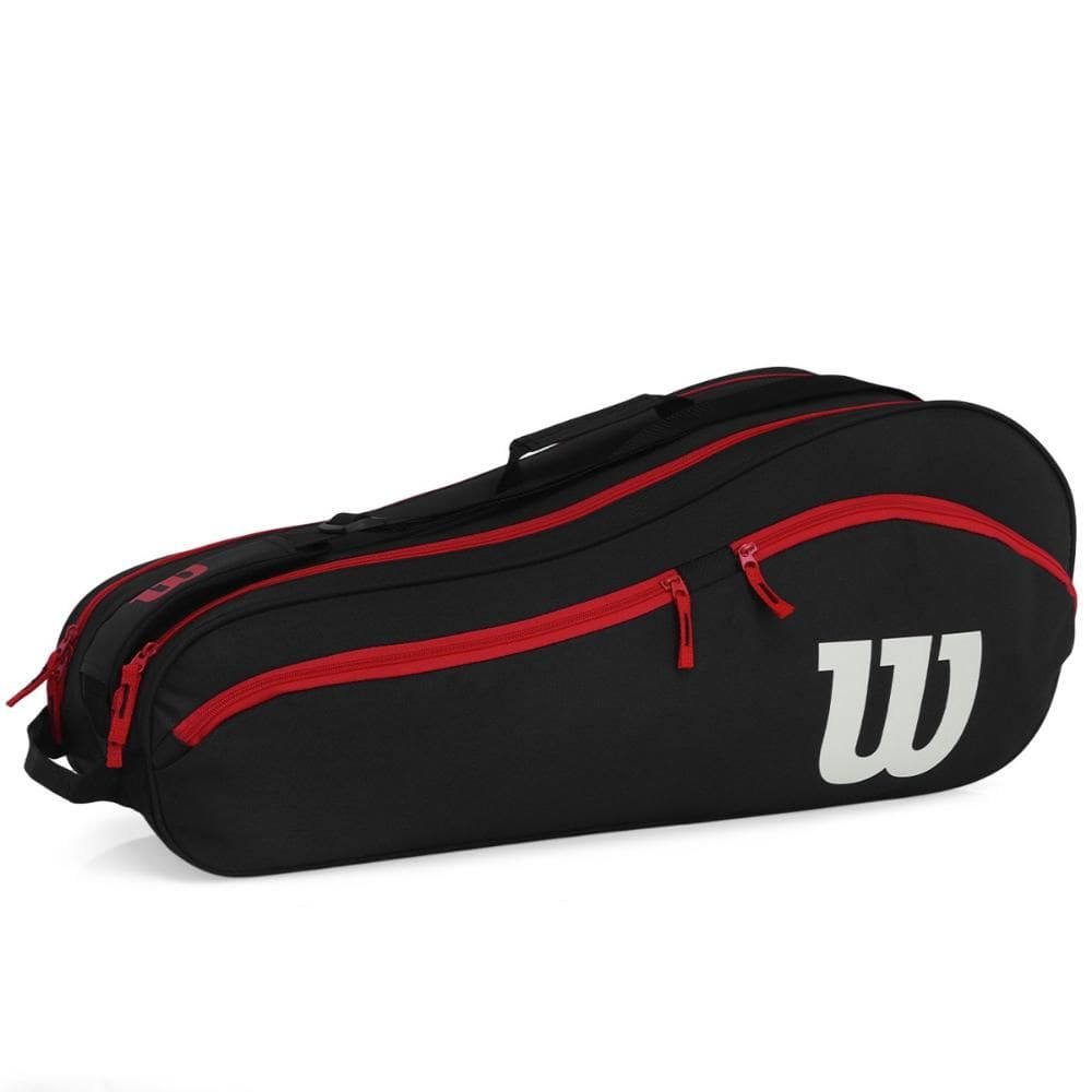 Raqueteira Wilson Advantage 25 6PK Preto