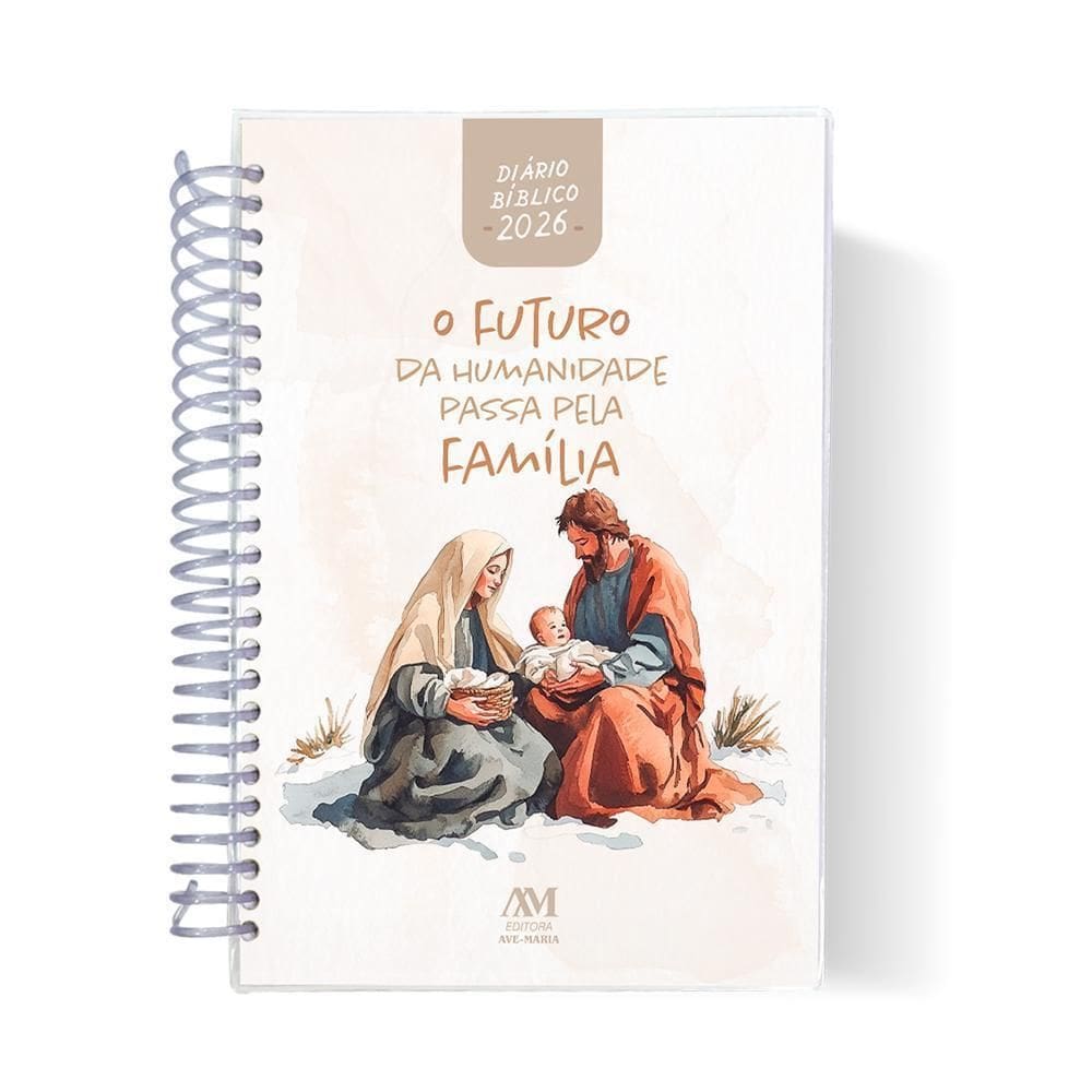 Agenda Diário Bíblico 2026 Espiral Sagrada Família