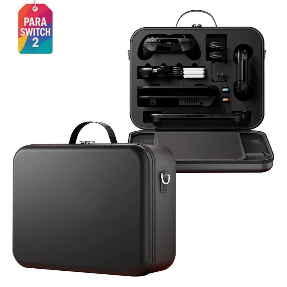 Bolsa Nintendo Switch 2 Grande Viagem Cabe Tudo Preta