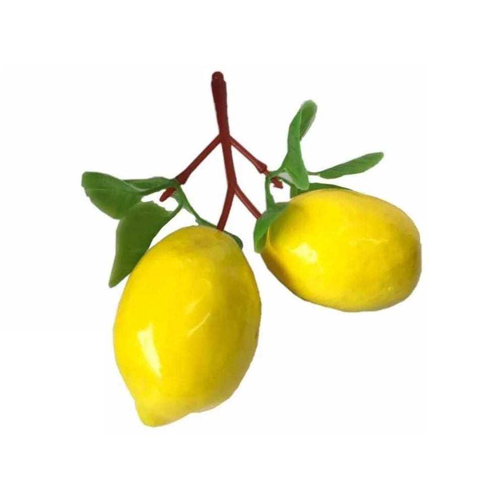 12 Galhos De Limão Siciliano Artificial Aparência Real