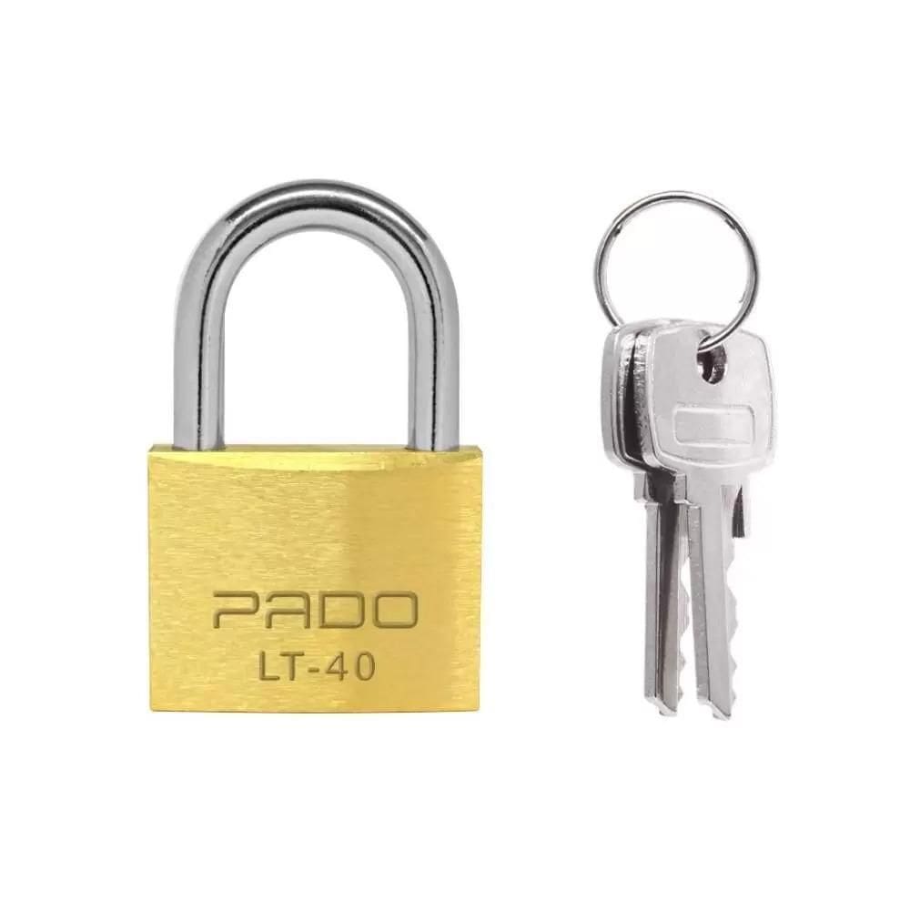 Cadeado De Latão Pado Lt 40Mm Com Duas Chaves