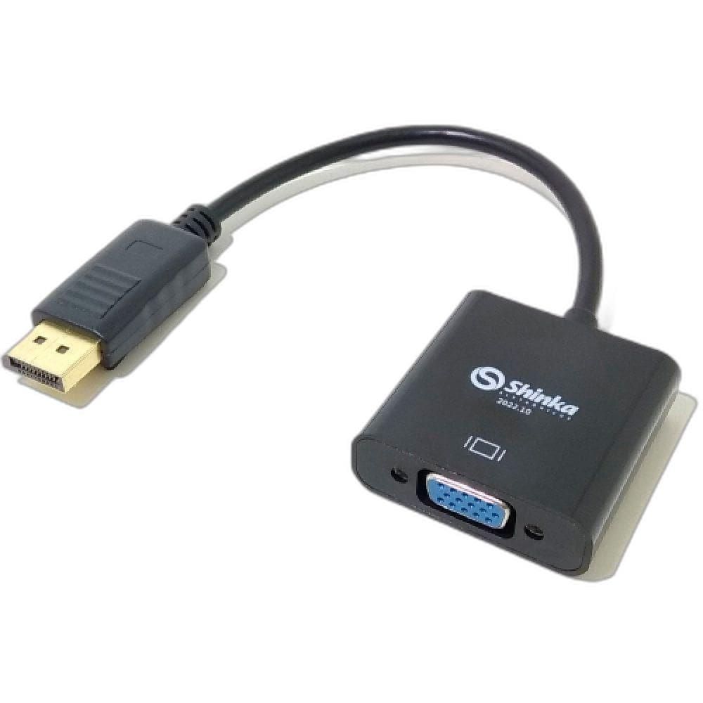 Displayport Para Vga - Shinka Adaptador