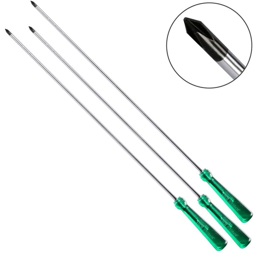 Kit 3 Chaves Phillips 3/16 X 14 Longa Tanquinho Profissional