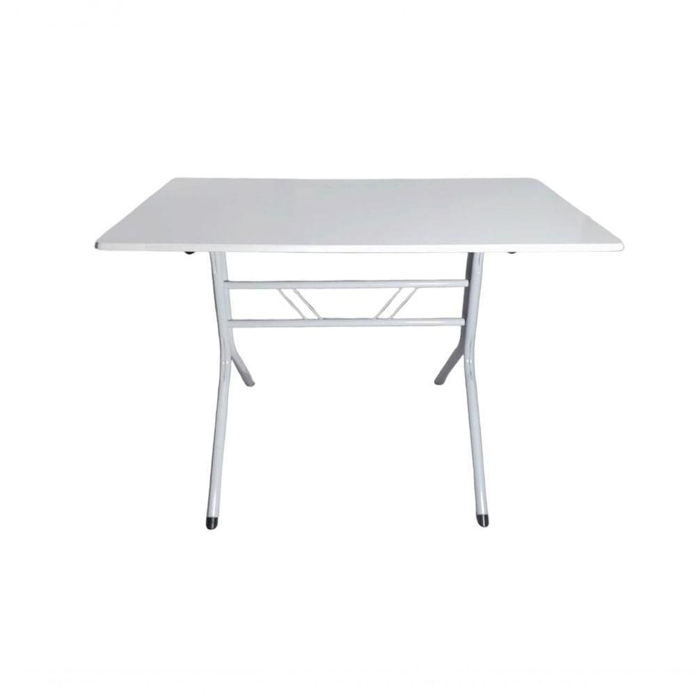 Mesa Moema 120x70 Branca Base Branca