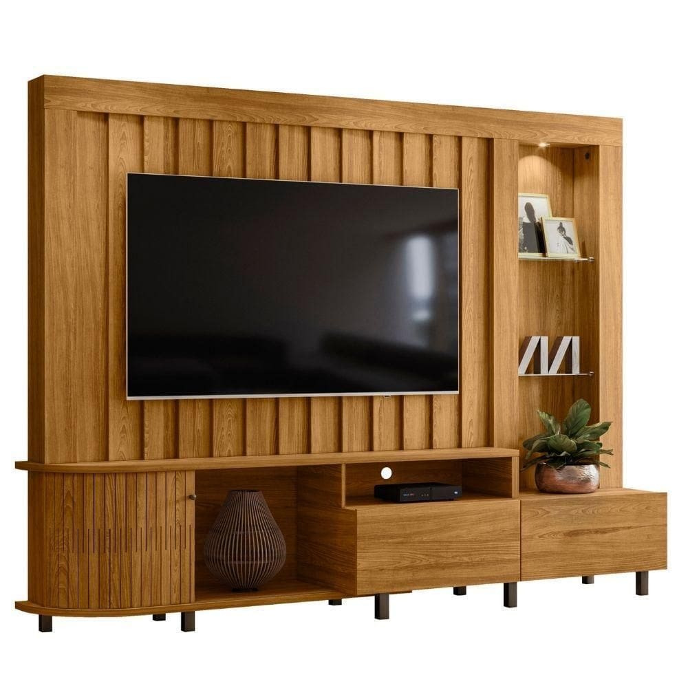 Estante Home Para 70 Polegadas Le Mans Cumaru Madetec