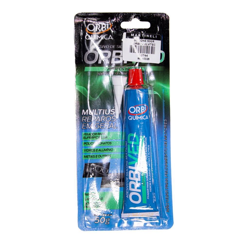 Silicone Acético Multiuso 50 g - Orbi Química 5542