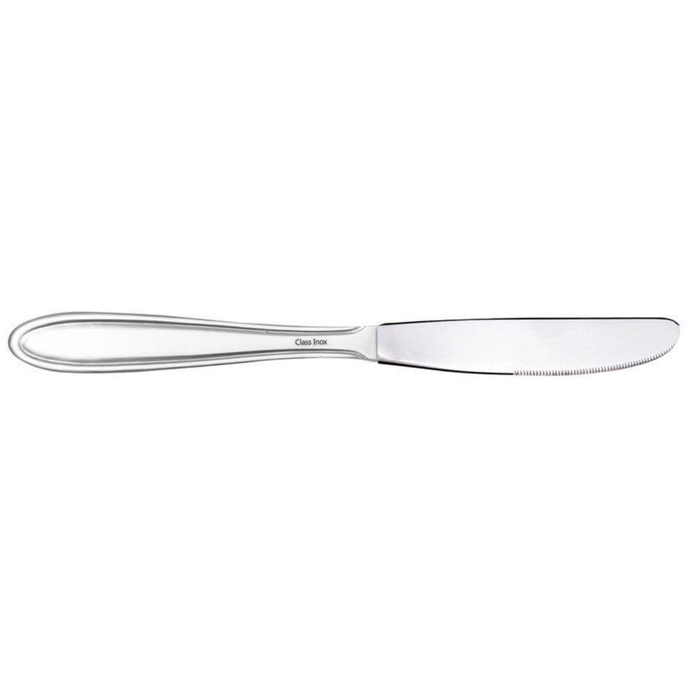 Conjunto De 12 Facas De Sobremesa Classic Inox Class Home