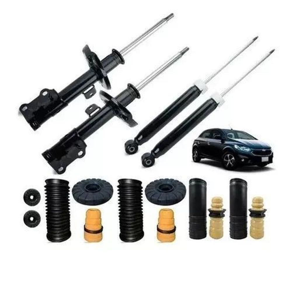 4 Amortecedor+ 4 Kit Suspensão Onix 2015 A 2019