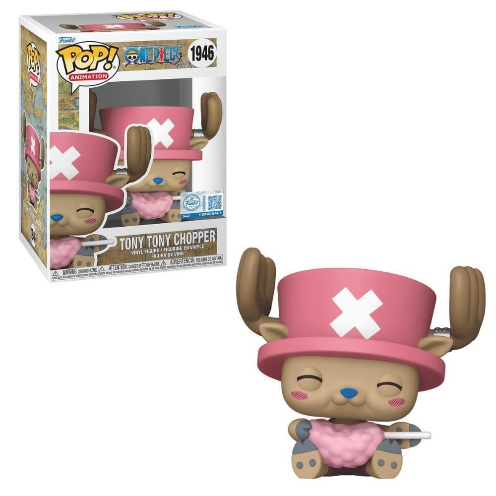Boneco Funko Pop One Piece - Chopper Com Algodão Doce