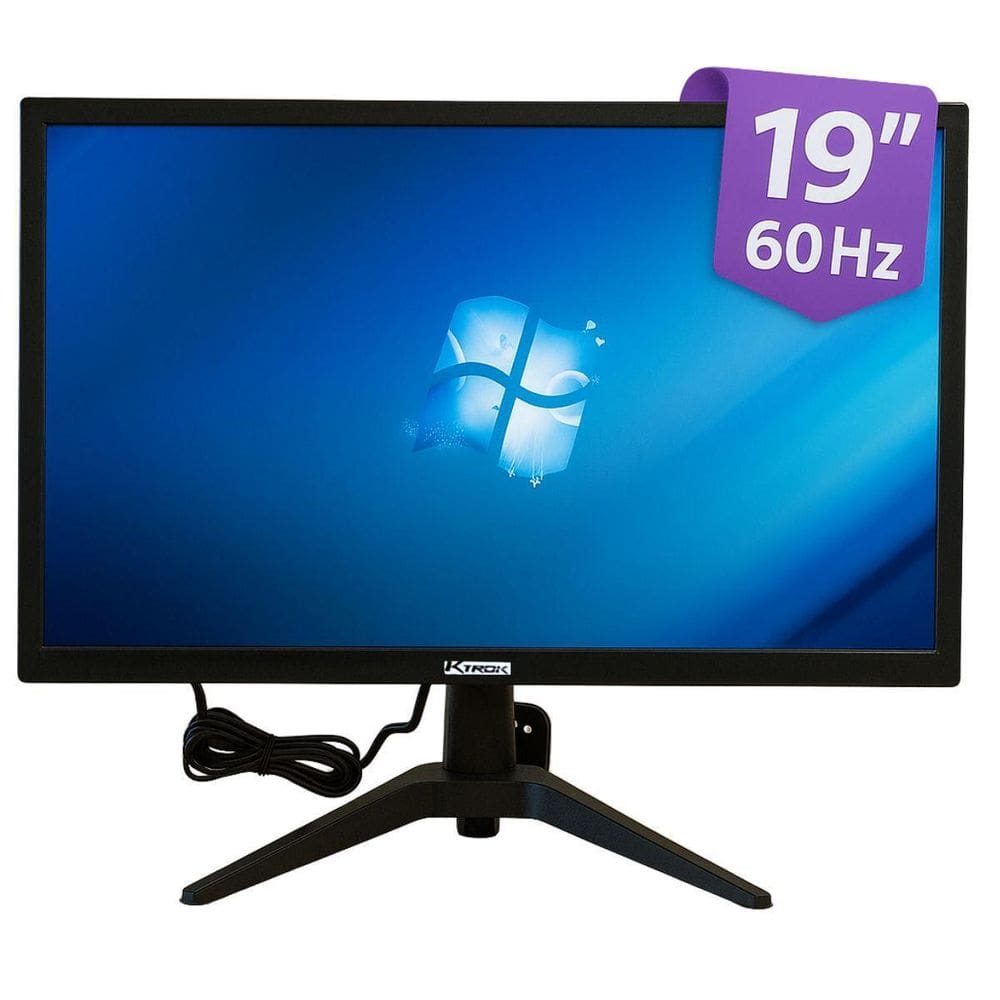 Monitor Kt-Pro 19 Hd, 60Hz, 5Ms, Entradas Hdmi/Vga