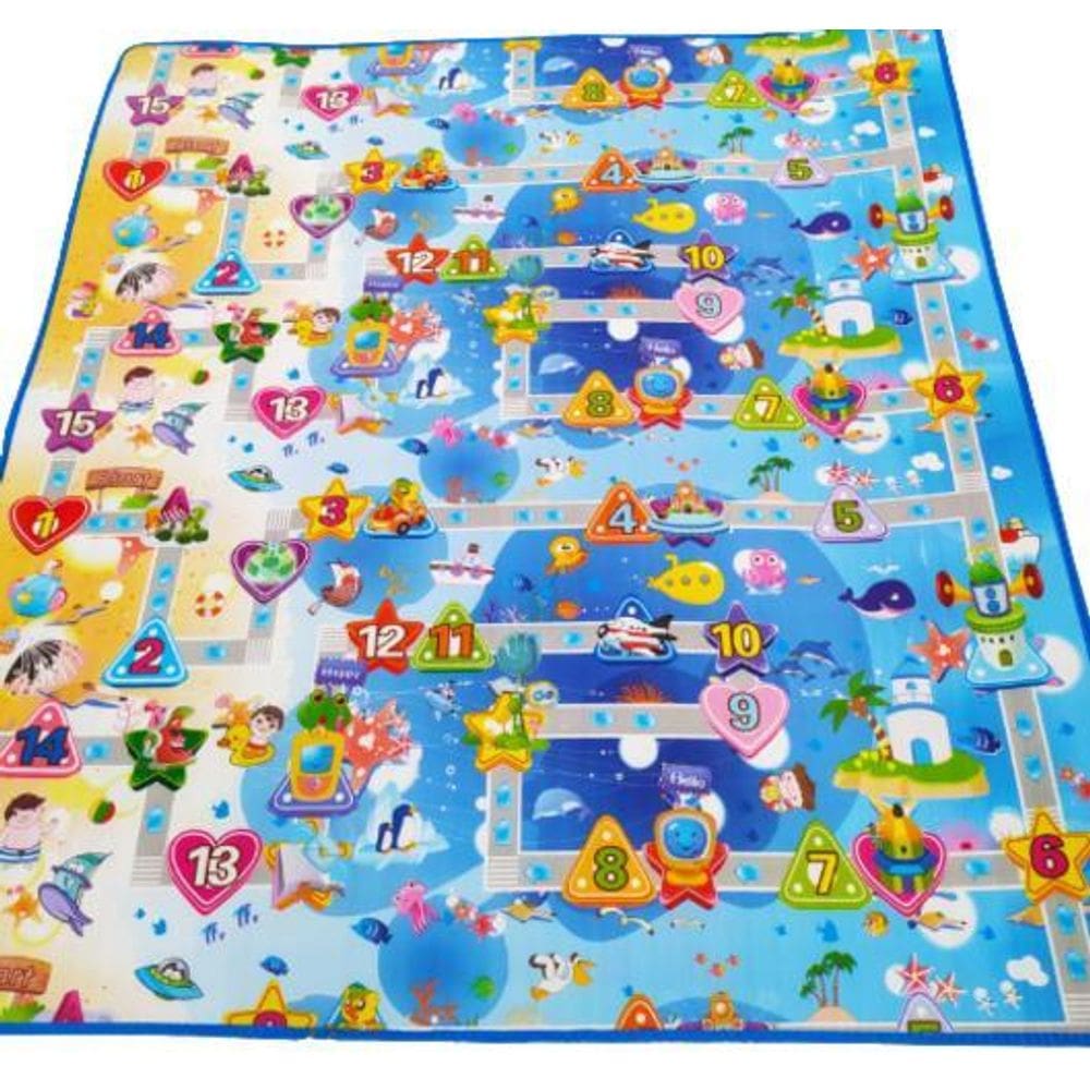 Tapete De Atividades Infantil Grosso - Dupla Face 2,00X1,80M