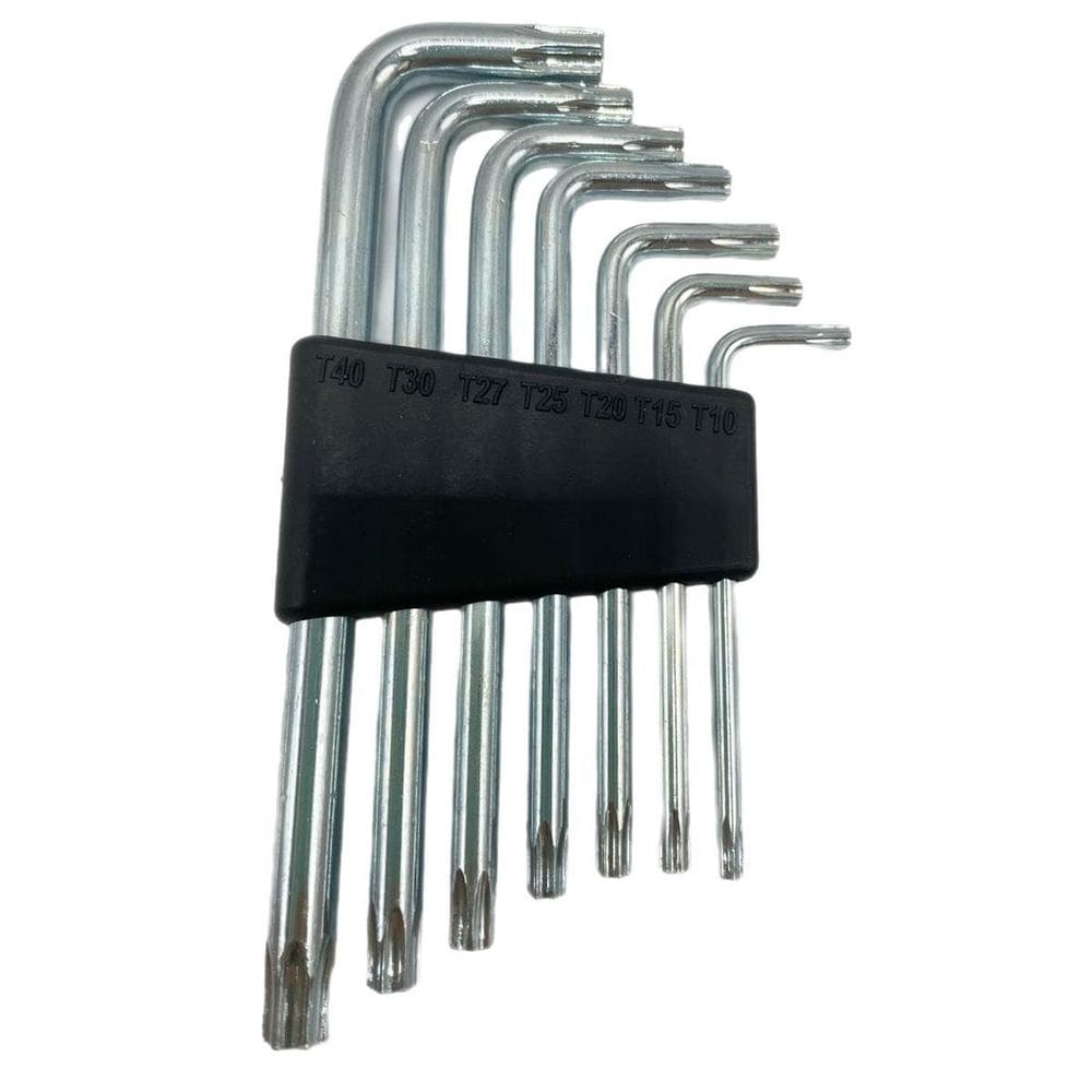 Jogo Kit De Chave Torx Tipo L 7 Peças Profissional