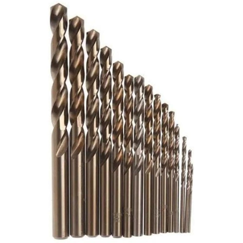 Kit 15 Brocas Cobalto Furar Aço, Ferro, Cobre 1.5 A 10 Mm