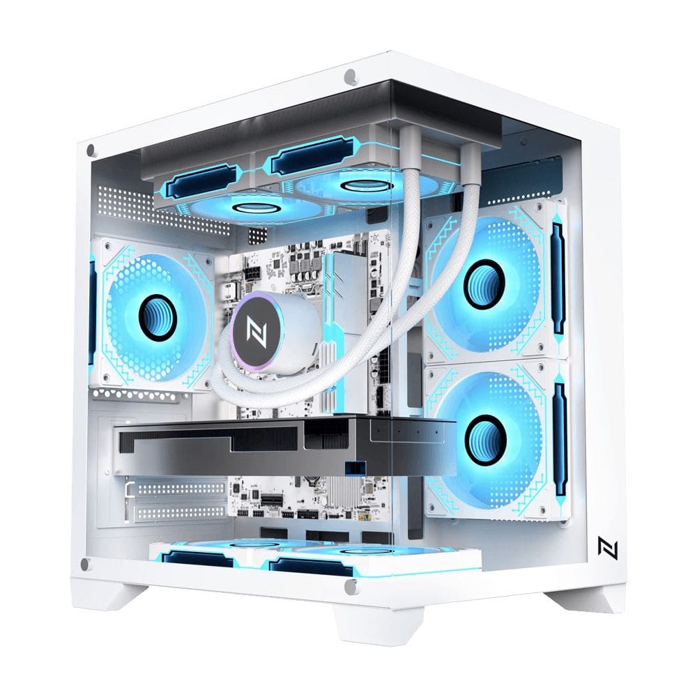 Pc Gamer Ryzen 5 4500, 16GB 3200Mhz, (RX 6600 8GB), B550, SSD 480GB M.2, 500W 80 Plus, 3 fans RGB, Neologic - NLI89177