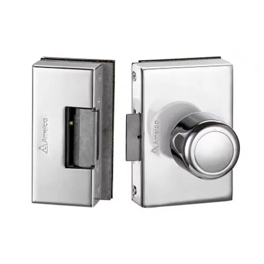 Fechadura Elétrica Porta De Vidro 2 Folhas Fv35Icr Amelco