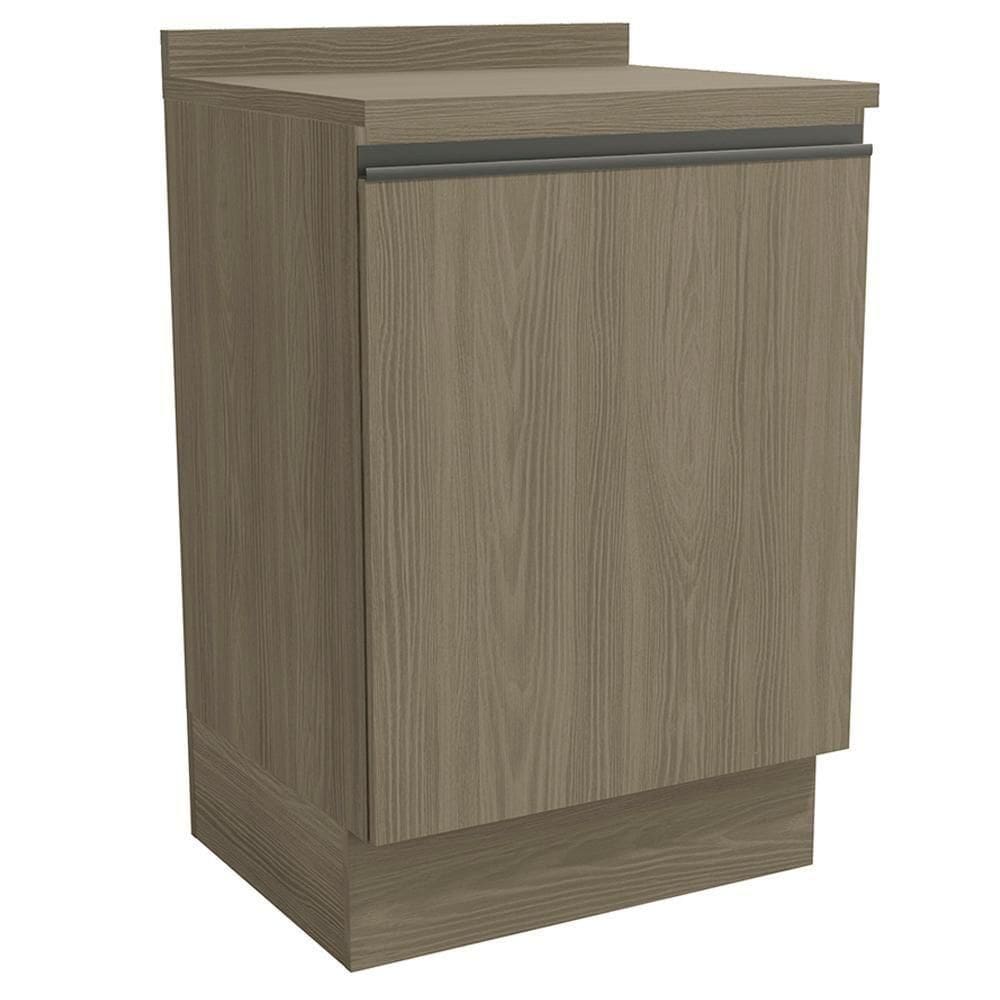 Balcao Com Tampo 1 Porta 60 Cm Maxxi G742 Kappesberg Nogal