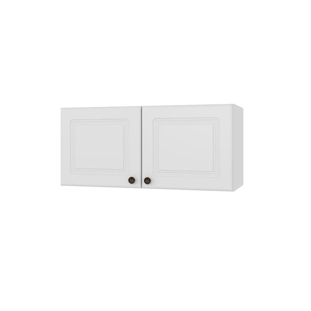 Armário Geladeira 2 Portas 80cm Firenze Branco Indekes Branco